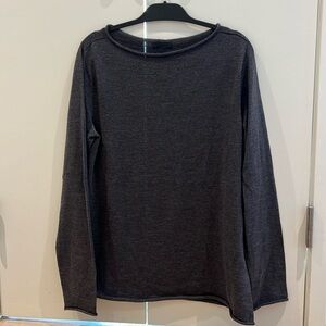 Richard Chai Wool Dark Grey Oversized Sweater/Shirt